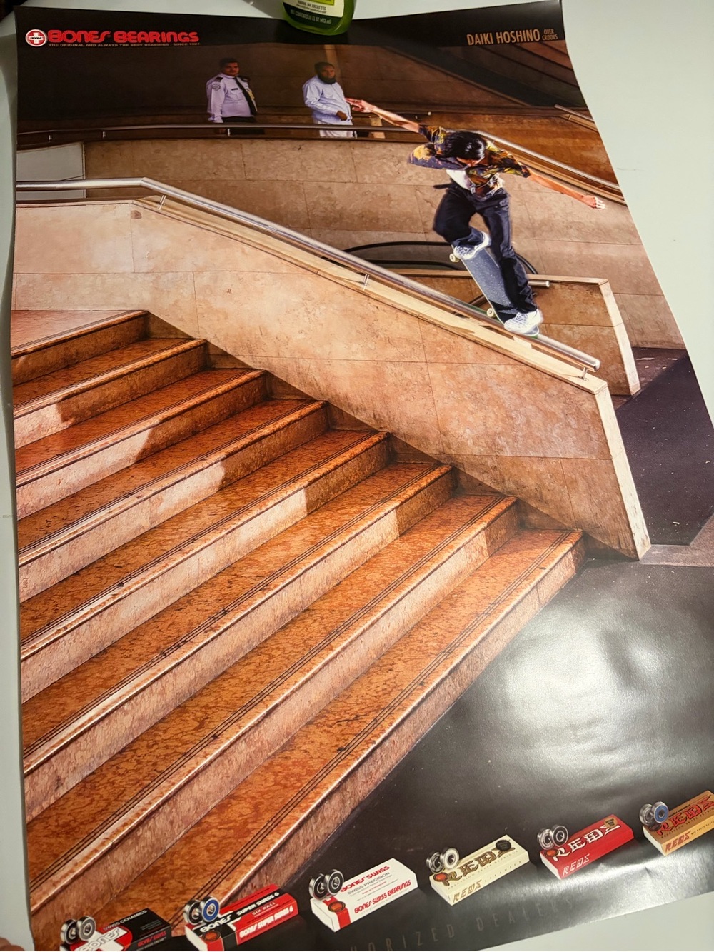 Bones bearings skateboard poster supreme vans Tony Hawk Powell Peralta HUF